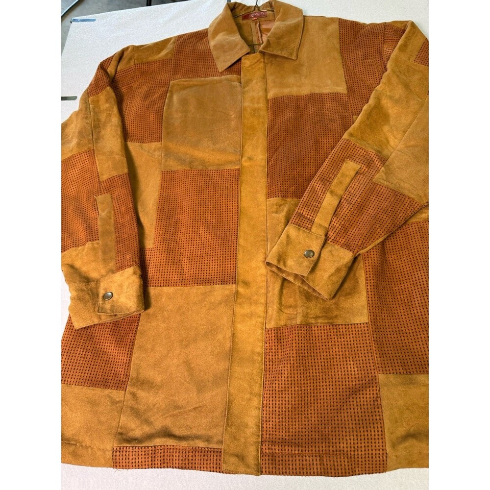 Prestige  Women’s Jacket Faux Leather Patchwork Multi-Color Size Large